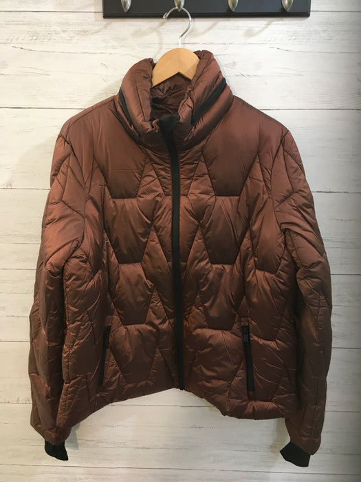 Zaira Rust Puffer Coat 9906