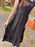 Panelled Linen tiered Summer Dress 4522