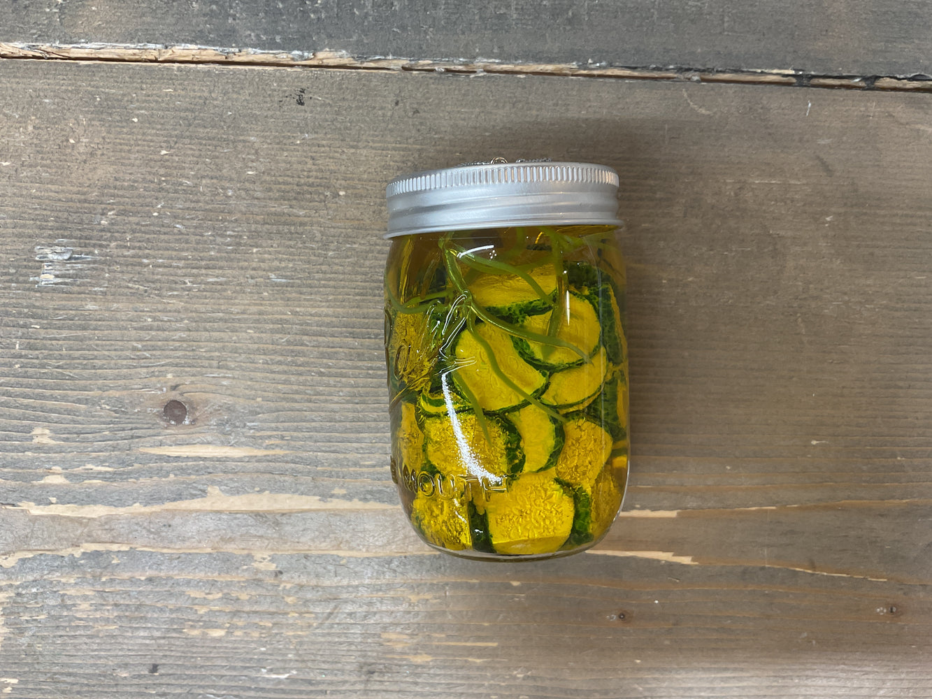 Pickle Jar Glass Ornament