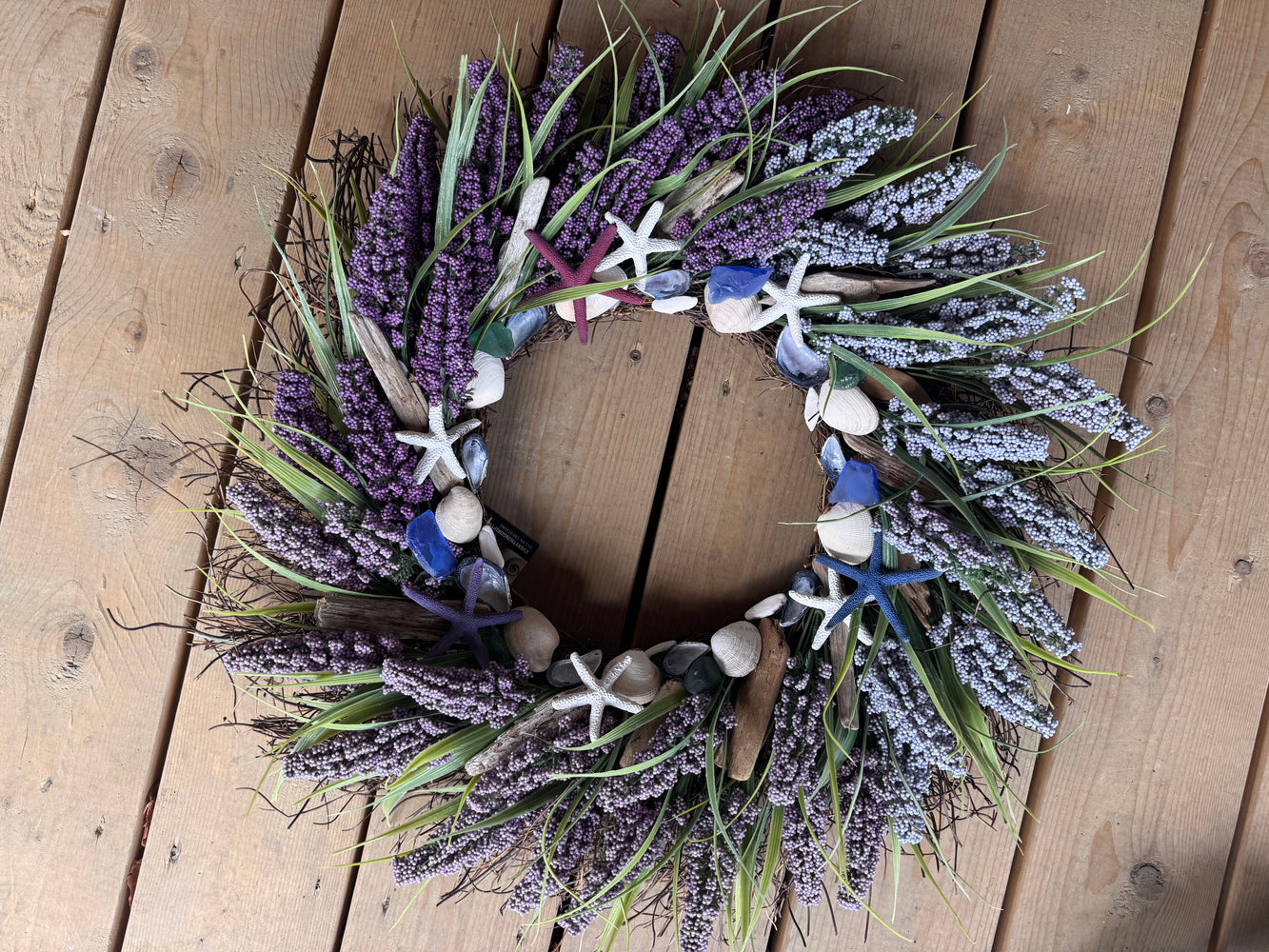 Grapevine starfish wreath