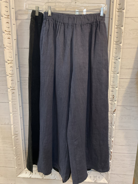 Wide Leg Linen Pant 0360