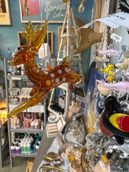 9783 Glass Holiday Icon Animal