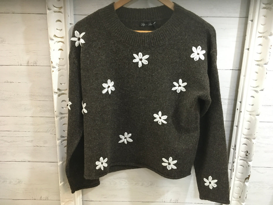 Aiden Daisy Crewneck Pullover