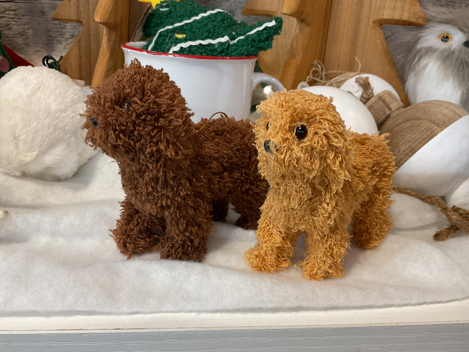 4438 Poodle Ornament