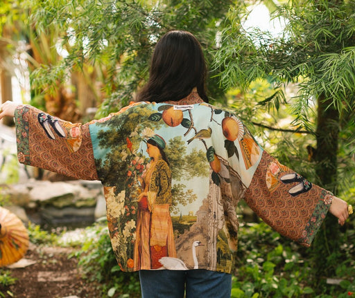 Secret Garden Crop Kimono