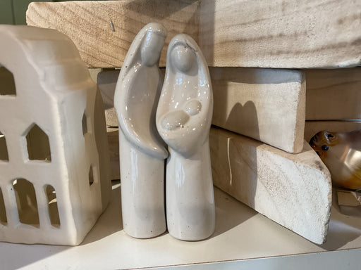Holy Family Stoneware Set of 2