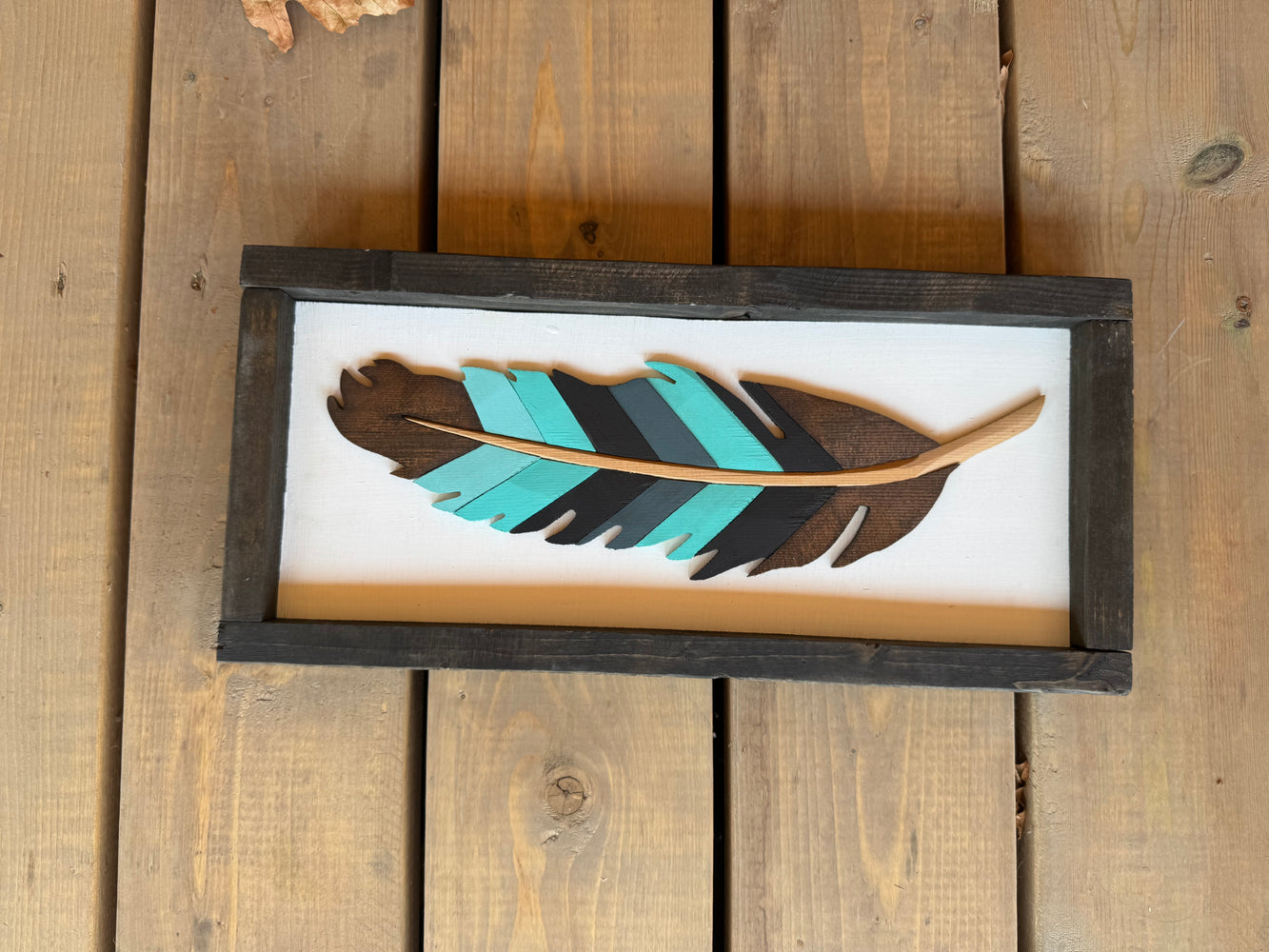 Painted 3D Feather