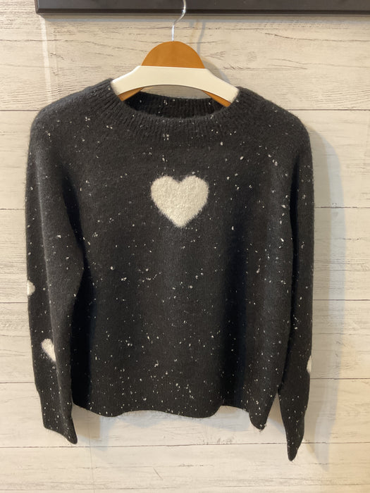 Brynn Heart Fleck Sweater