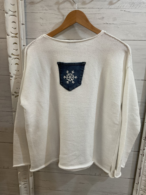 Snow Pullover White