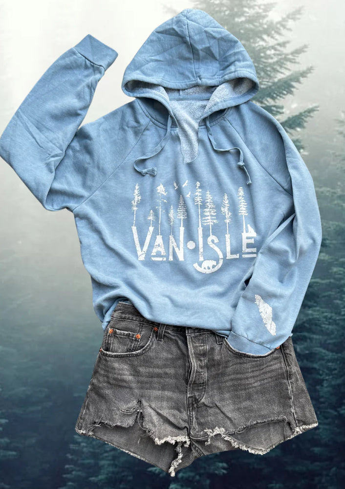 Van Isle Written in the trees V-Neck Hoodie