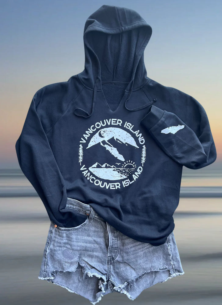 Van Isle V-Neck Hoodie