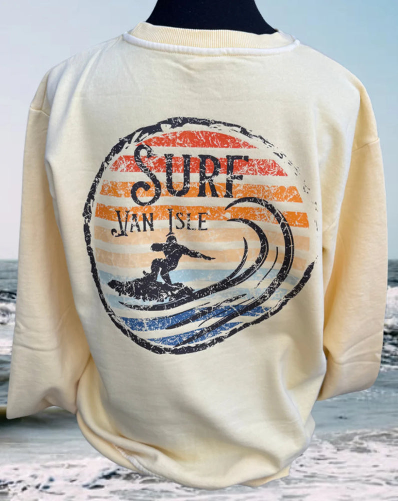 Sasquatch Surf School Vintage Crewneck