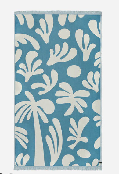 Kingston Driftweave turkish towel lagoon