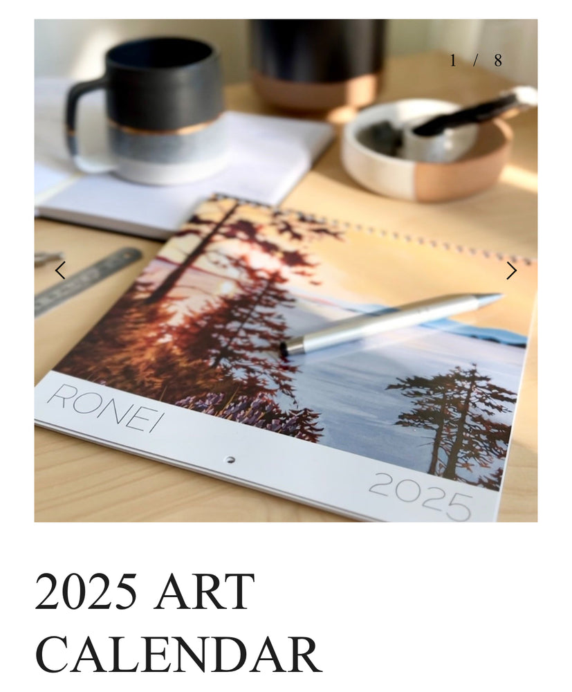 2025 Art Calendar by Ronei