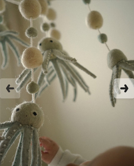 Octopus Felt Mobile