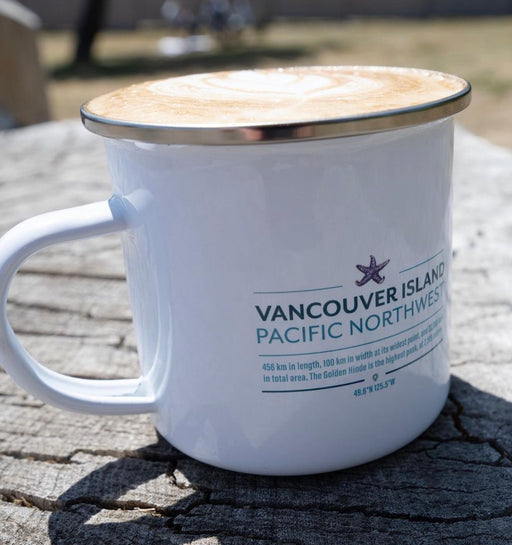 Vancouver Island Enamel Mug