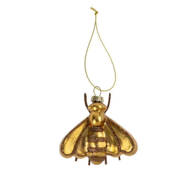 Golden bee ornament