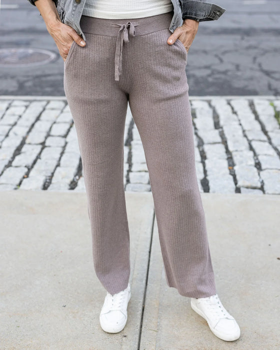 Classic & Cozy Ribbed Sweater Pants