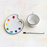 Paint Palette Cup & Saucer 8829