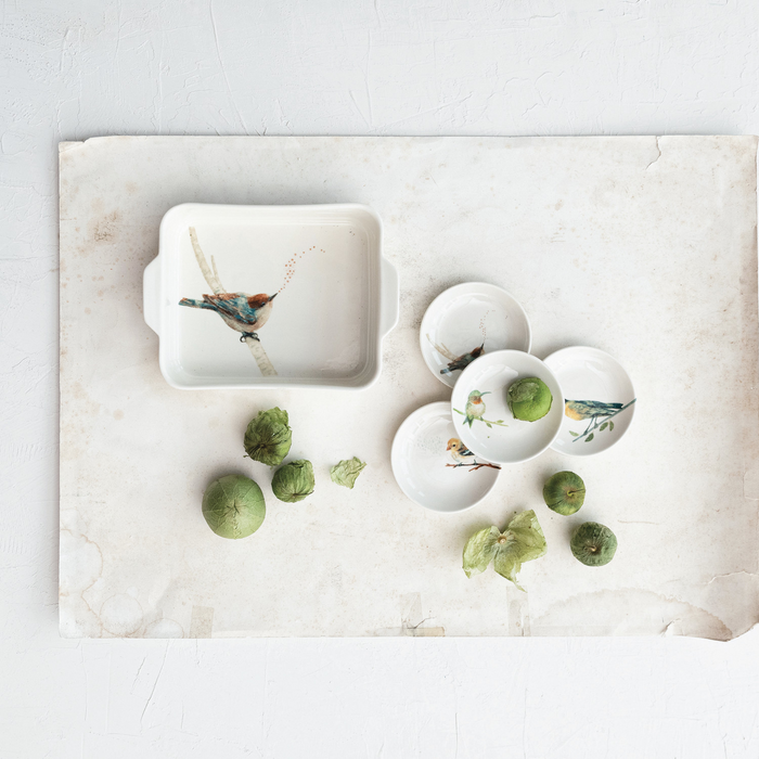 Bird on a Branch Dish