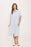 Short Sleeve Linen Blouse Dress 0358