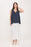 Sleeveless V-Neck Linen Top 0357