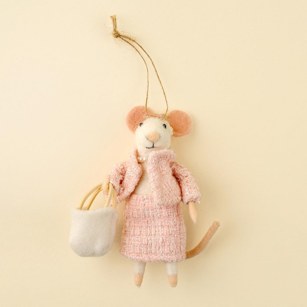 Chanel Mouse Holiday Ornament 5-1876