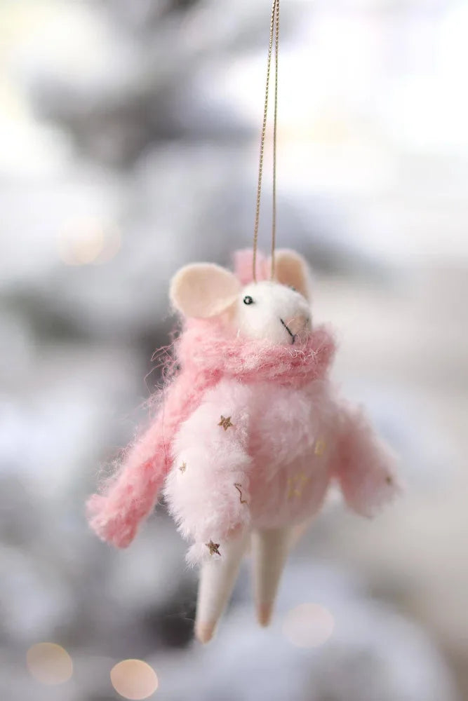 Blizzard Bella Mouse Holiday Ornament 5-1957
