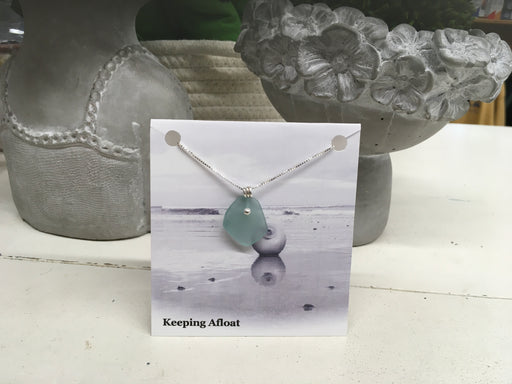 Keeping Afloat Fishing float Dot Necklace