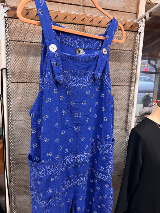 Bandana Overall Royal Blue