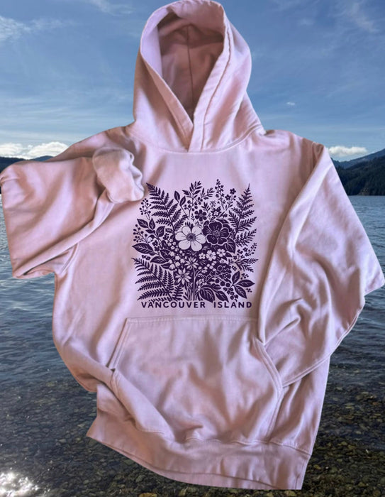 Coastal Bouquet, Vancouver Island Hoodie