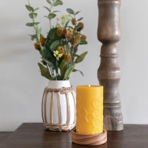 Hex 5.0 Beeswax Candle