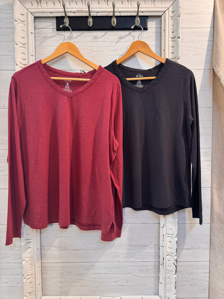 Layla Organic V-Neck Top