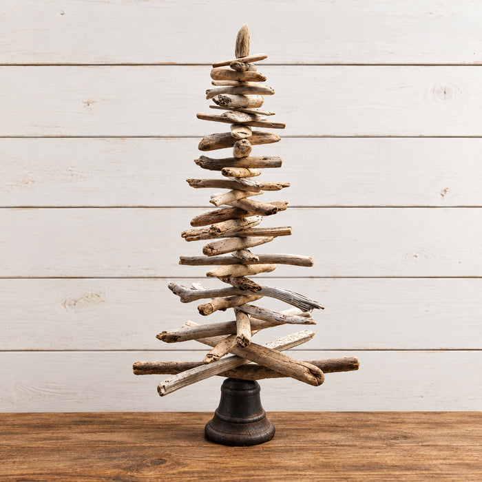 Driftwood Tree with Antique Base