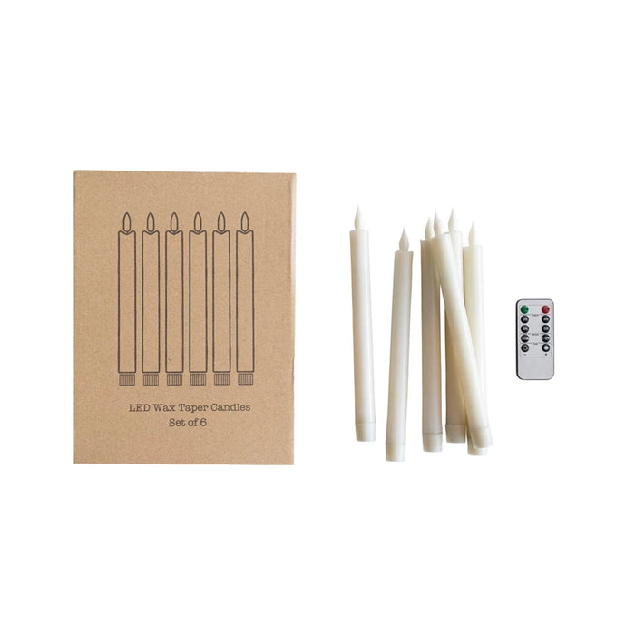 Flameless LED taper candles set 2199