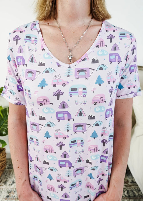 Bamboo Nightshirt Happy Campers