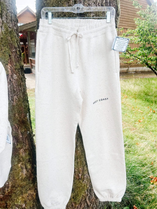 Ivory Speckle West Coast Sweatpants
