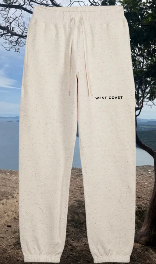 Ivory Speckle West Coast Sweatpants
