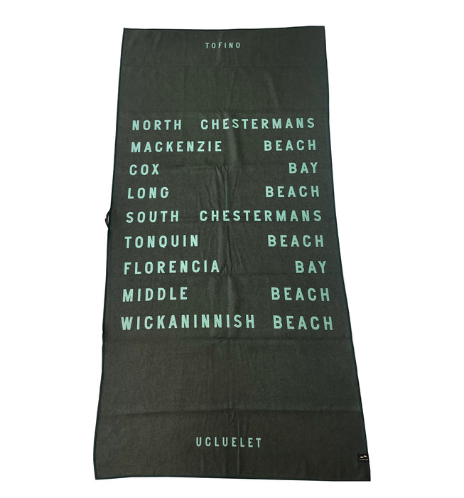 Tofino & Ucluelet Beaches Performance Quick-Dry Travel Towel