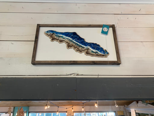 Large Vancouver Island resin Framed Sign