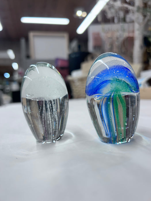 Blown glass Paperweights