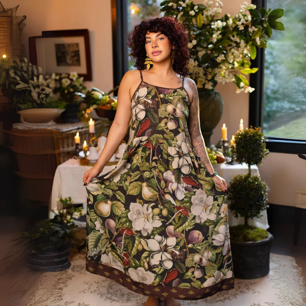 Fleur De Lune Slip Dress