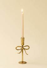 Bow Forged Candlestick Gold
