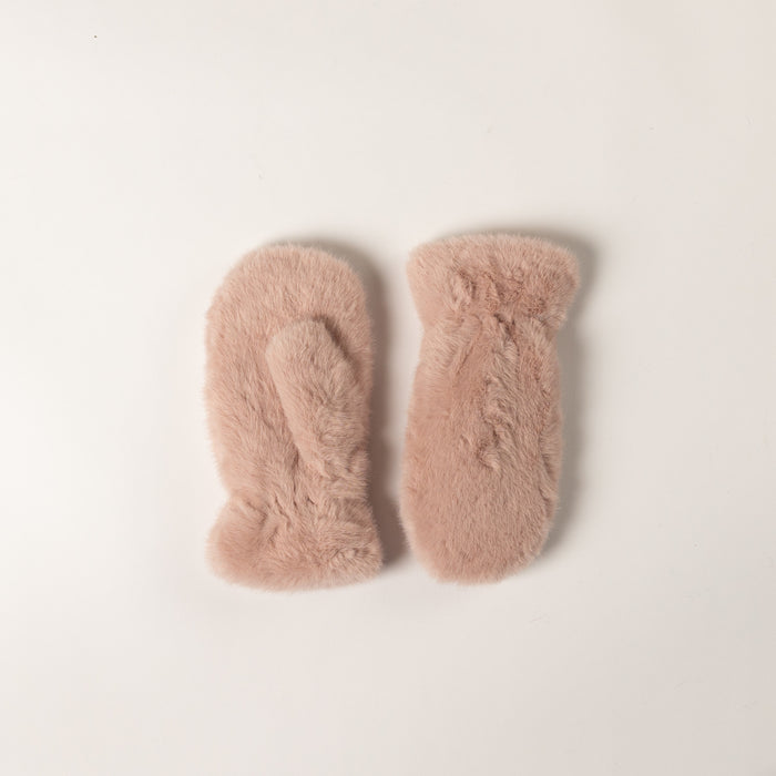 Faux Fur Luxe Mittens