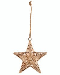 Wicker Hanging Star