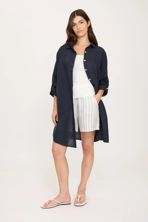 Linen Blouse Dress 3520