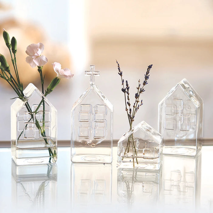 Glass House Bud Vase