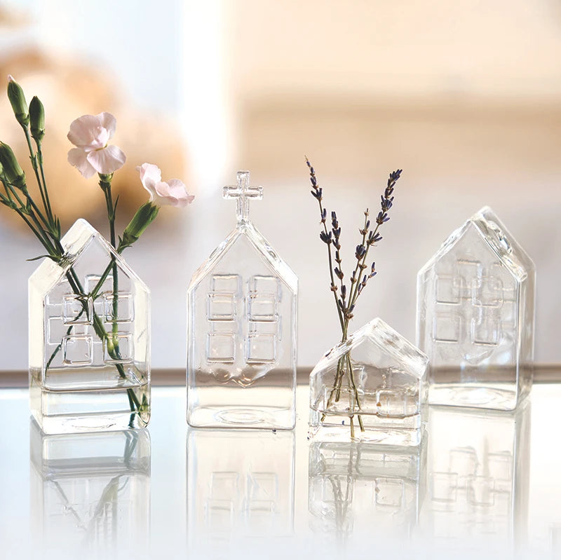 Glass House Bud Vase
