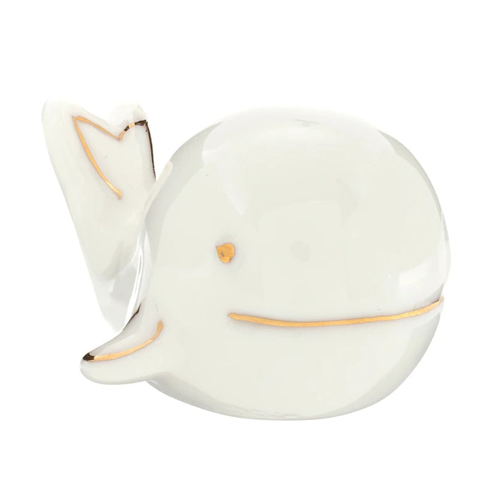 Whale Ceramic Figurine