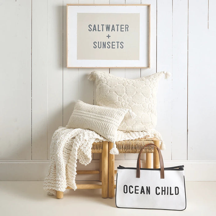 Wood Sign - Salt Water + Sunsets